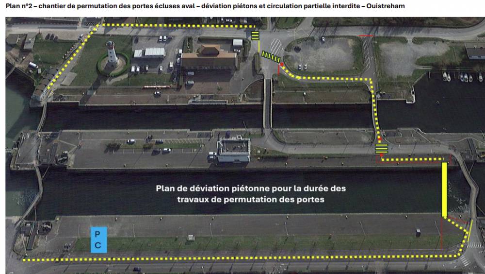 Le Port de Caen-Ouistreham ferme l’écluse Ouest pour travaux