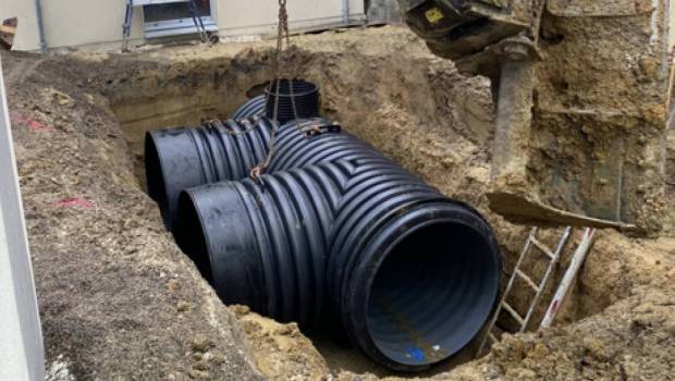 Tours : le chantier de la Résidence Mélodie donne le Tamp’Eau