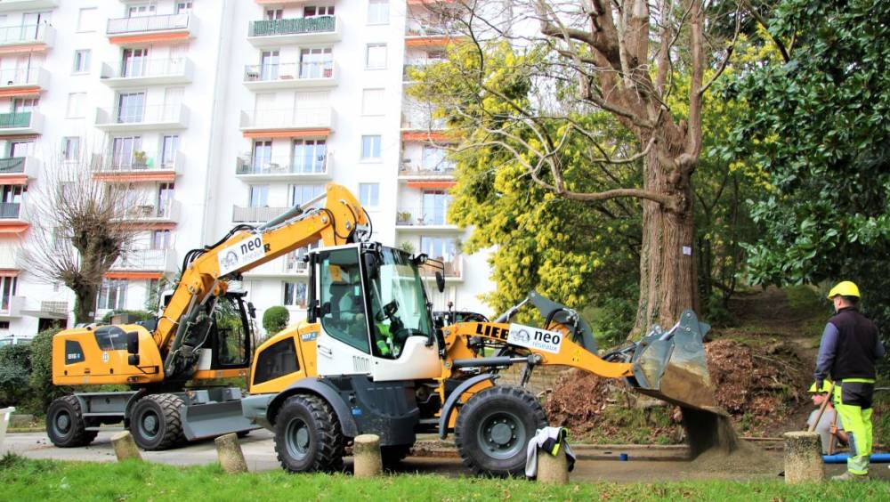 A Bayonne, Liebherr fait voeu de silence avec Neo Réseaux