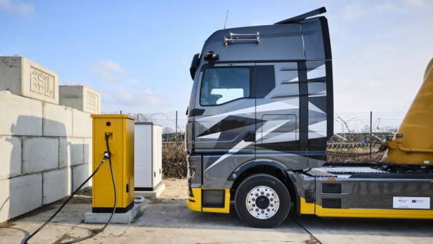 Allemagne : MAN livre deux camions électriques eTGX à la centrale à béton de Bad Lausick