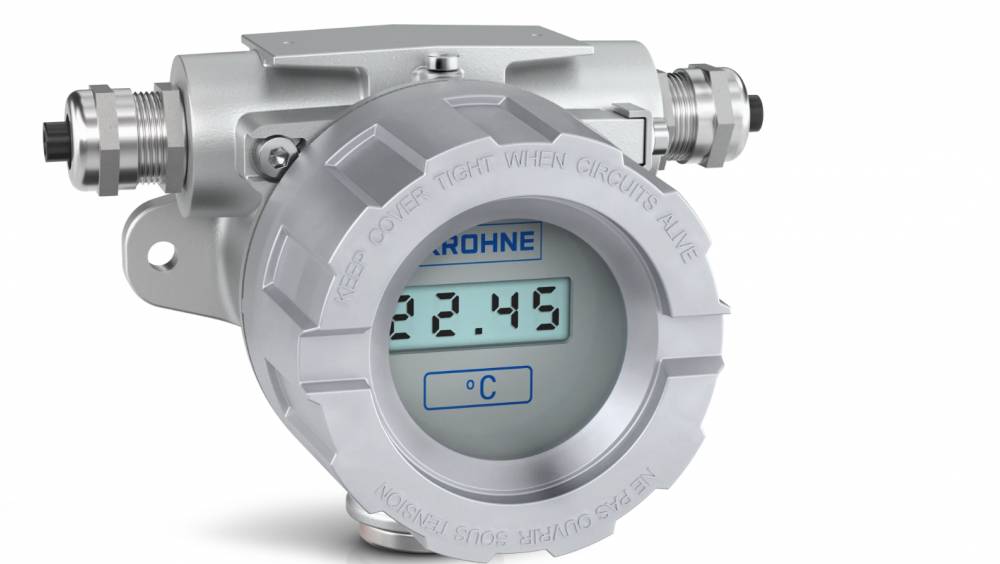 Krohne lance un indicateur de température sur site pour transmetteurs de température