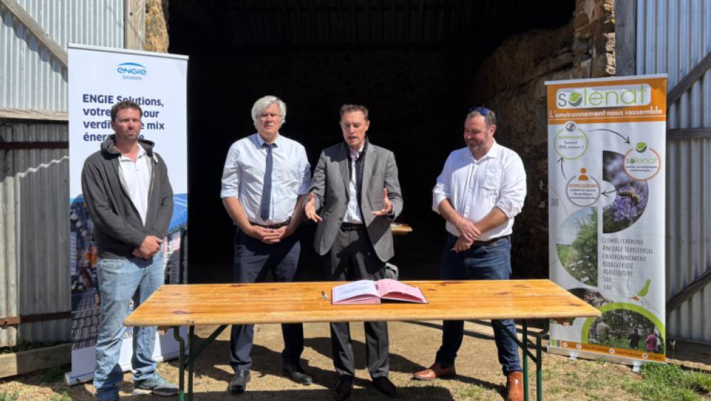 Des agriculteurs alimentés par le réseau de chaleur Mans Nord Enr'gie