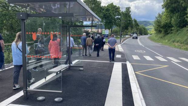 Inauguration de la route de Nohanent à Blanzat