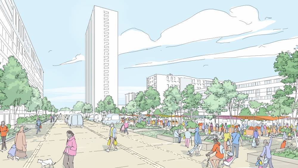 Citallios aménage le quartier du Bois l’Abbé à Champigny-sur-Marne