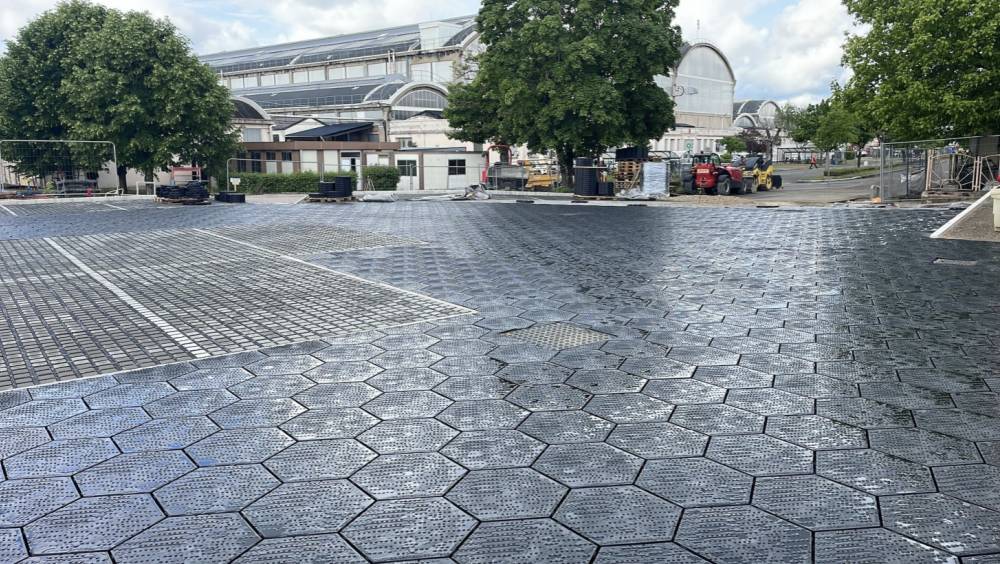 Du plastique recyclé pour aménager un technicentre