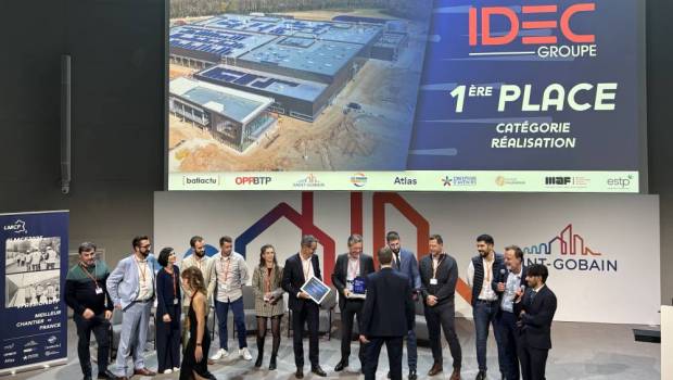 Le Groupe Idec remporte le 1er prix du Meilleur Chantier de France 2025