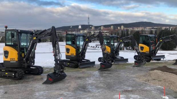 En Norvège, les machines électriques de Volvo CE dépassent les 10 000 heures