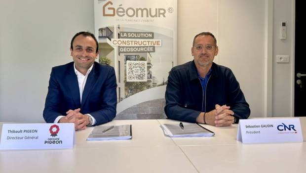 Le Groupe Pigeon et CNR Construction déploient le procédé Géomur