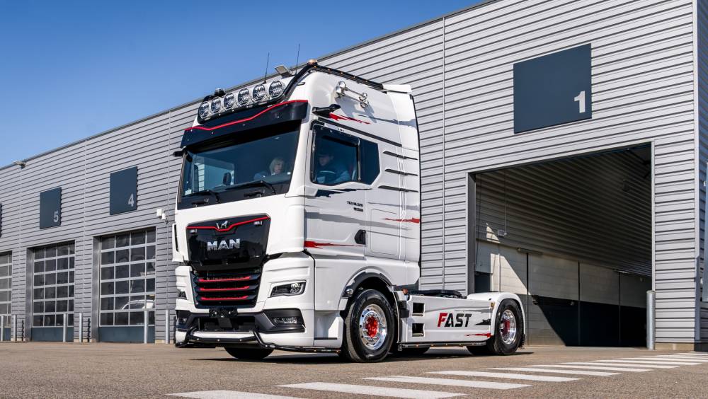 Un MAN TGX pour les Transports Fast