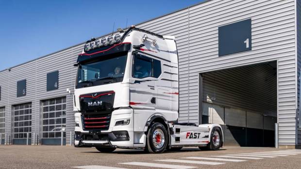 Un MAN TGX pour les Transports Fast