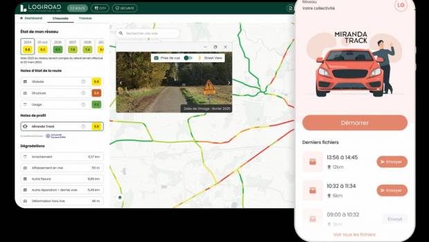 Miranda Track à l'affût des niveaux de déformation des réseaux routiers