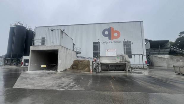 Le Groupe Quéguiner inaugure une nouvelle centrale BPE à Quimper
