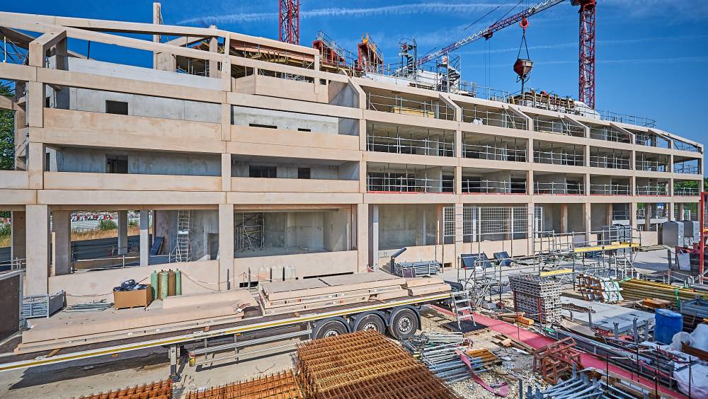 Programme Estantat à Bordeaux : le gros oeuvre du parking achevé