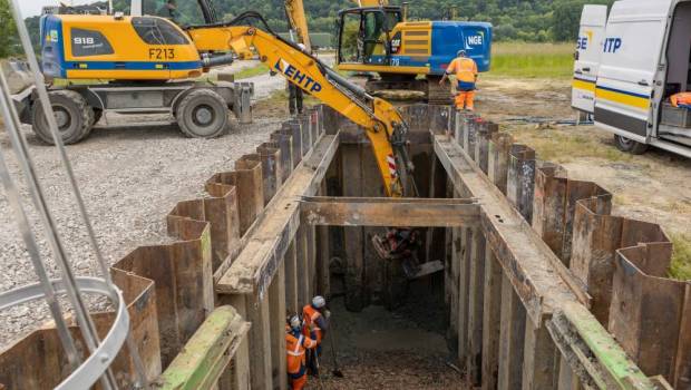 NGE traverse la Seine et alimente la Seine Maritime en eau