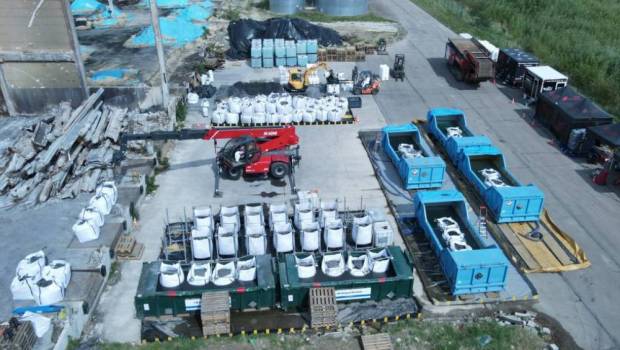 Fin du chantier de démantèlement de la cellule 1 du site de Grand-Couronne