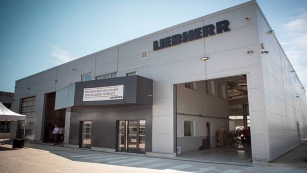 Liebherr inaugure son agence de Béziers