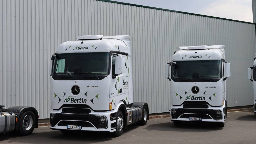 8 nouveaux Actros L pour les Transports Bertin