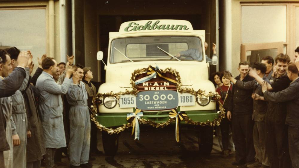 L'usine MAN de Munich fête ses Noces de Platine