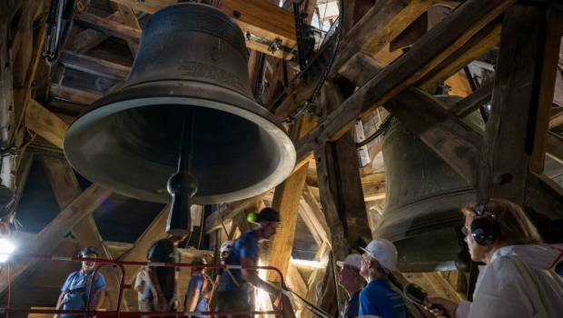 Notre-Dame de Paris : la remise en volée des deux bourdons de la cathédrale