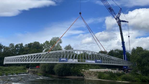 A Confluence, une nouvelle passerelle dédiée aux mobilités douces sur l’Ill