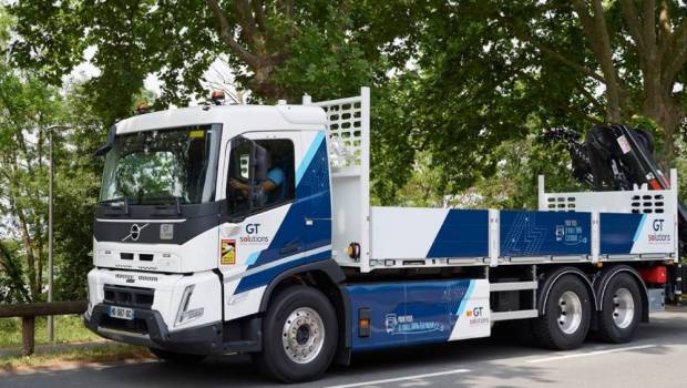 GT Solutions a présenté un camion-grue électrique inédit