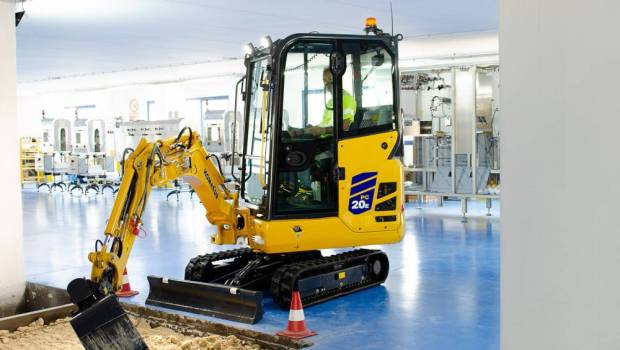 Avec la PC206-E, Komatsu propose une solution pour les chantiers propres et silencieux