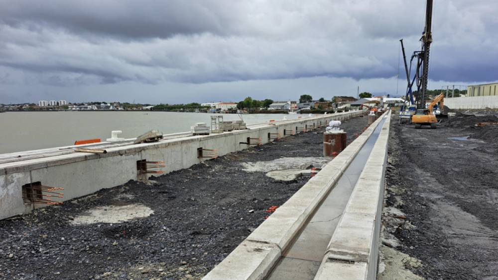 Au port de commerce de Bayonne, le nouveau quai Armand-Gommès est inauguré