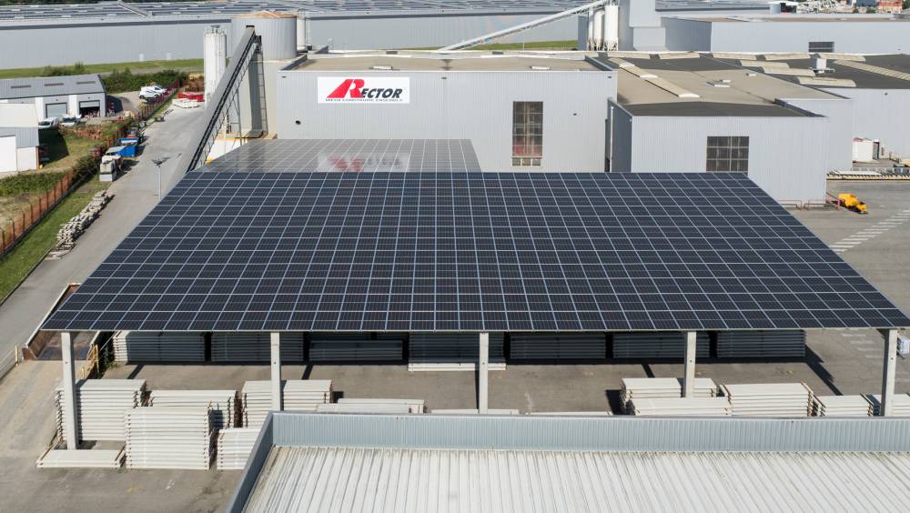 Rector lance une activité d'ombrières photovoltaïques