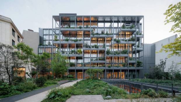 Le siège d'Axa, une métamorphose autour du bas carbone et du bien-être