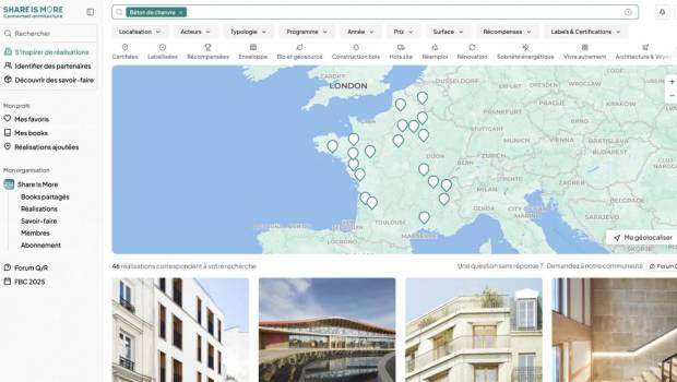 Une plateforme qui connecte tous les professionnels de l’architecture  