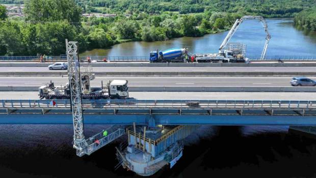Des bétonnages hors normes pour le viaduc d’Autreville  