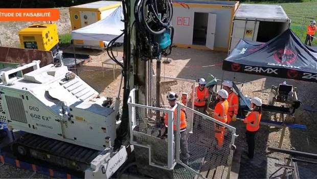 Le groupe Géotec sur le chantier du CERN (74)
