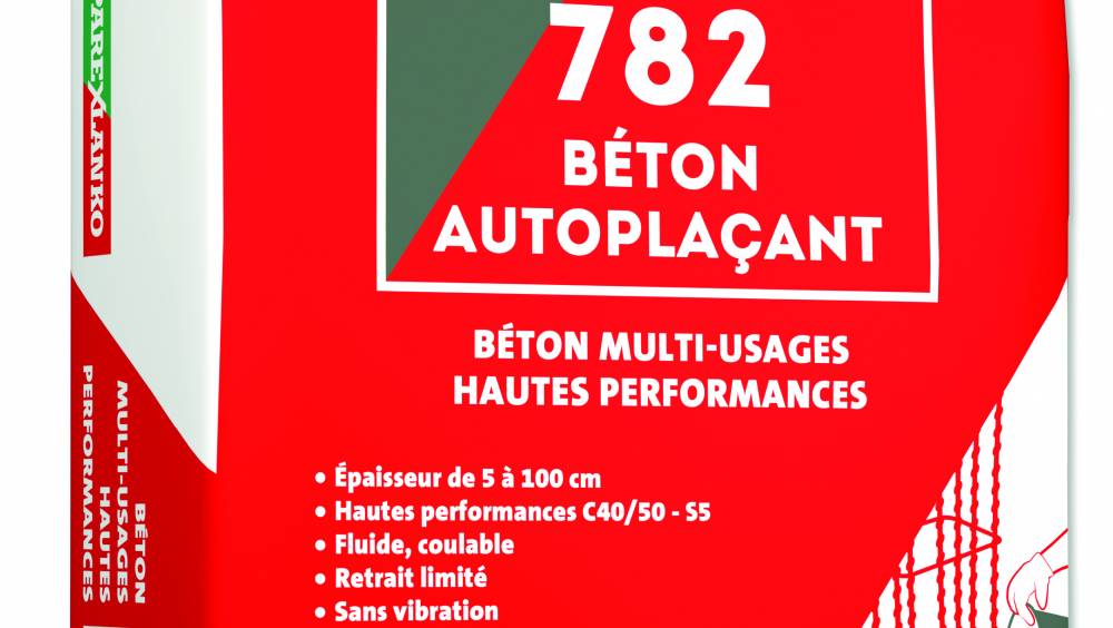 Parexlanko lance le 1er béton fluide conditionné en sac