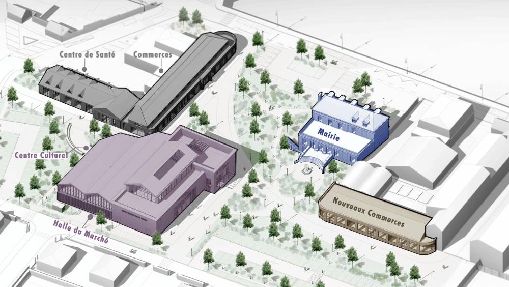 L'agence d'architecture A26 transforme le centre-ville de Lamorlaye 