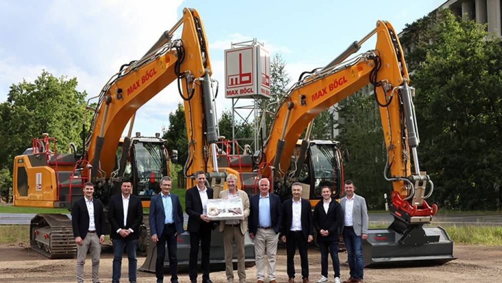 Une belle commande pour Liebherr Terrassement en Allemagne