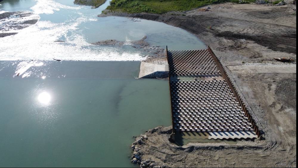 Sur la Durance, Spie batignolles TP ouvre la voie aux poissons