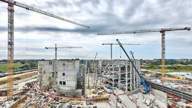 Liebherr, bien en place sur la préparation des JO d'hiver italiens 2026