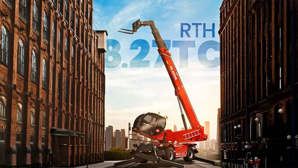 Magni présente le roto RTH 8.27 TC à cabine inclinable