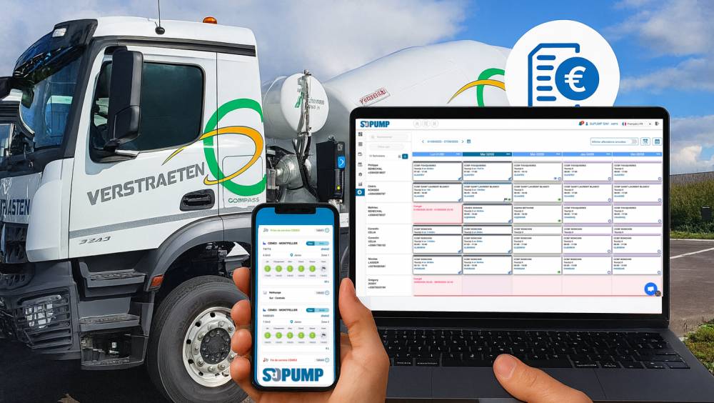 SoPUMP digitalise et automatise la facturation des malaxeurs