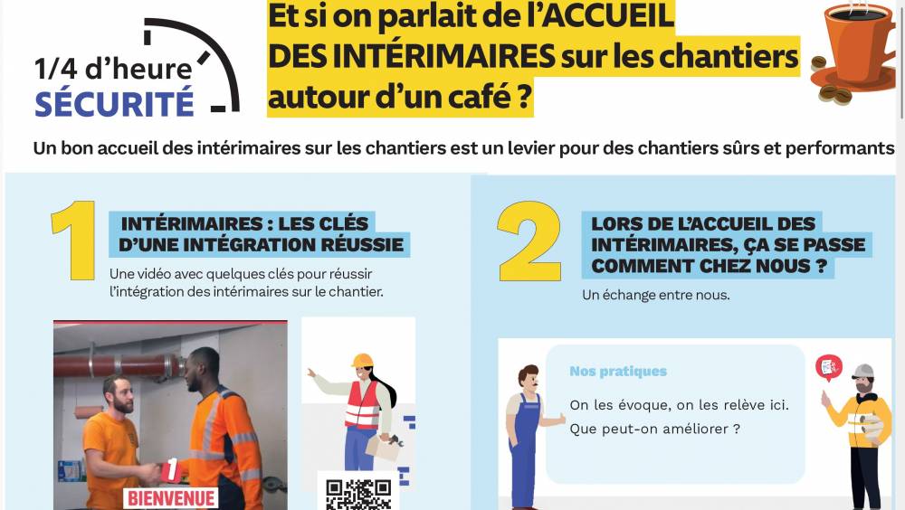 Un kit d’animation de l’OPPBTP dédié à l’accueil des intérimaires sur les chantiers