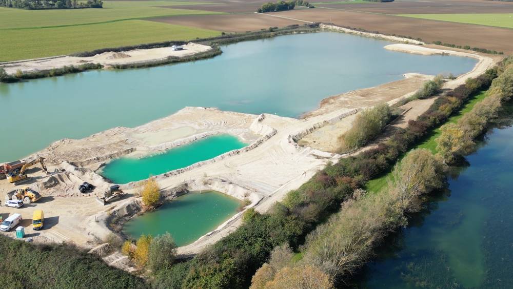 Une réhabilitation électrisante pour la sablière de Champdôtre (21) du Groupe Roger Martin
