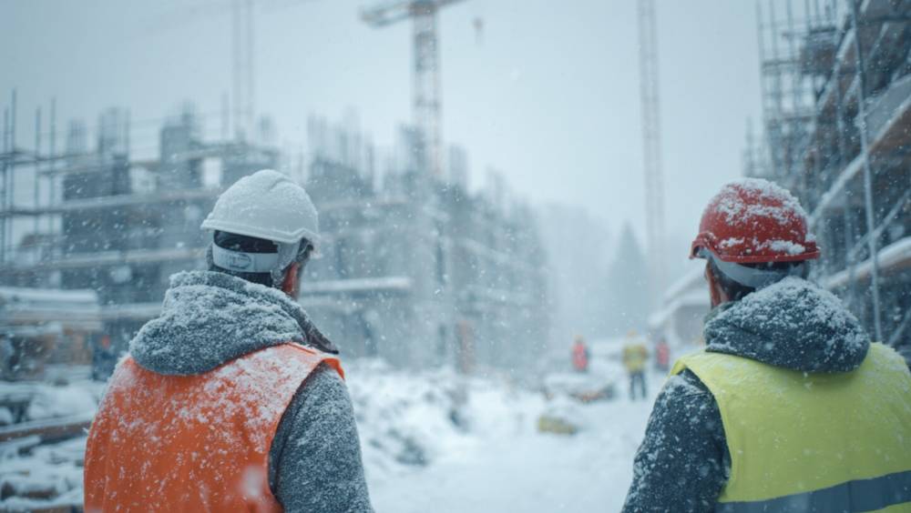 Anticiper les risques liés au grand froid sur les chantiers : les recommandations de l'OPPBTP