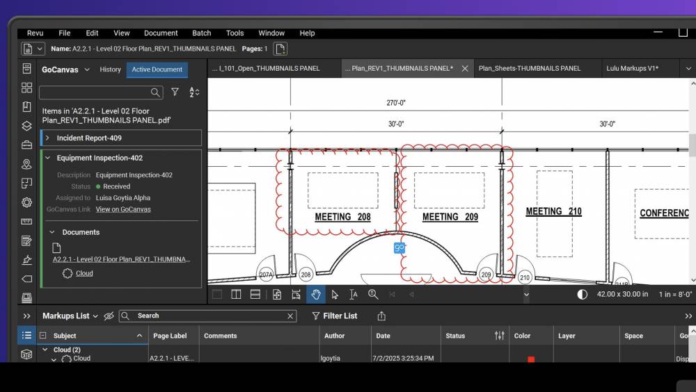 Bluebeam présente sa nouvelle fonctionnalité pour connecter l’ensemble du workflow chantier