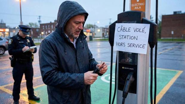 Stations de recharge : l'épidémie de vol de câbles s'intensifie !