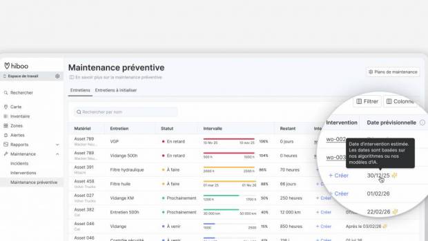 Hiboo lance sa solution maintenance préventive 100% connectée, centralisée et automatisée