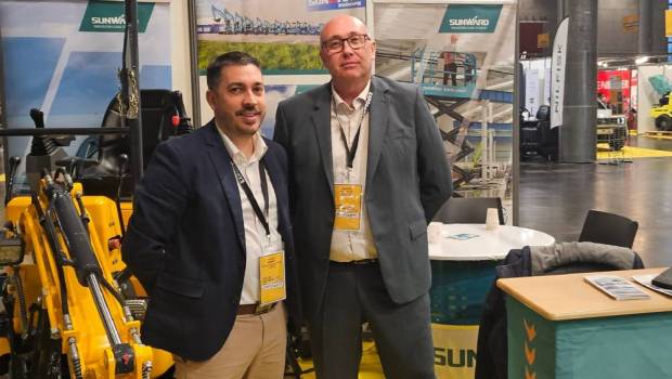 Une 1 t électrique Sunward sur les Yellow Partners' Days Kiloutou 2026