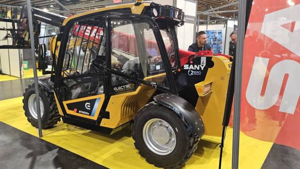 Le premier télescopique Sany électrique de 6 m était visible chez Kiloutou