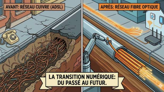 Cuivre vers fibre : une transition technologique majeure