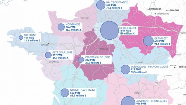 SNCF Réseau publie la carte de ses fournisseurs en France