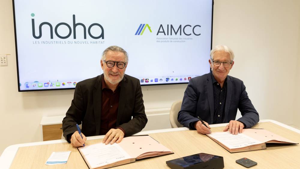 L’AIMCC et Inoha officialisent leur collaboration au service de la filière construction et rénovation